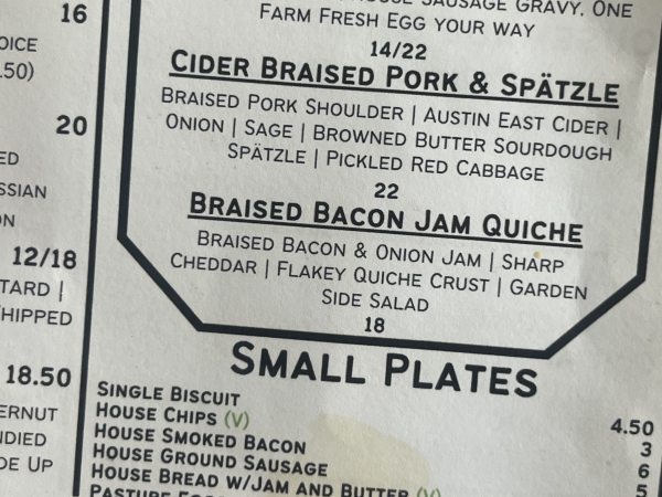 Braised Bacon Jam Quiche-Ovenbird | Austin-Austin