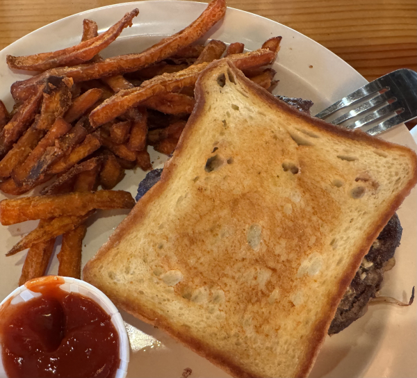 Patty Melt on Toast & “Perfect Margarita”-Oasis Texas Brewing Company-Austin