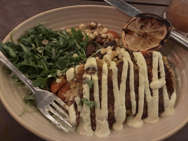 Crab cakes-OB Surf Lodge-San Diego