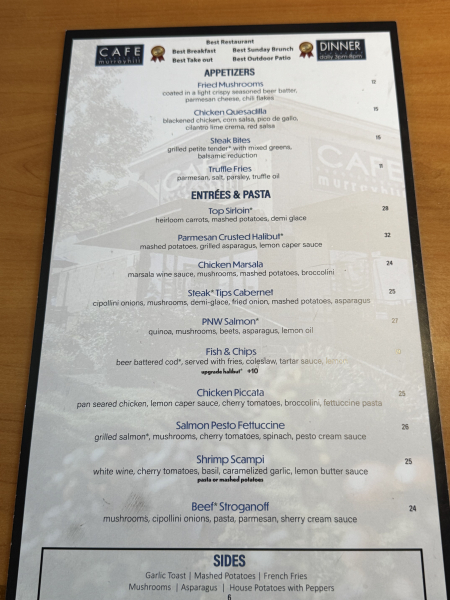 Parmesan Crusted Halibut-Cafe Murrayhill-Beaverton