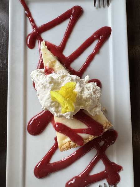 White Chocolate & Coconut Cheesecake-Raspberry-The DEPOT Restaurant-Seaview