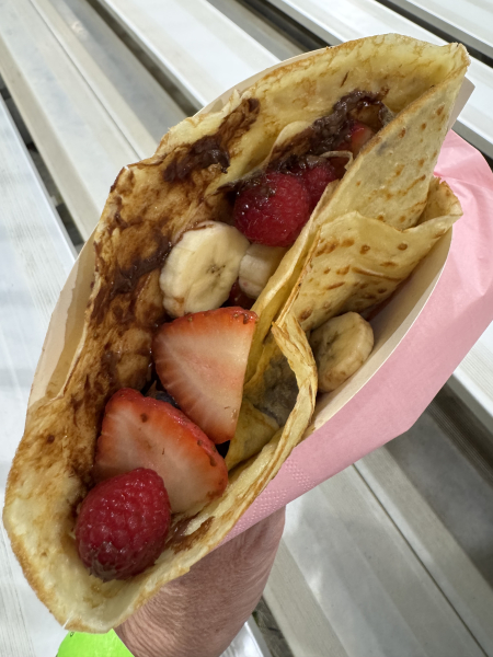 Crepe with Nutella and fruits-Lily Rose Coffee & Crêpes-Astoria