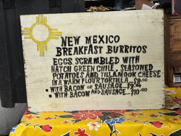 Breakfast Burrito with Bacon & Hatch Chiles-Enchanted Sun Food Cart (King Street Market)-Portland