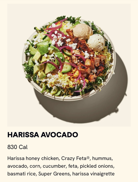 Harissa Avocado Bowl-CAVA-Austin
