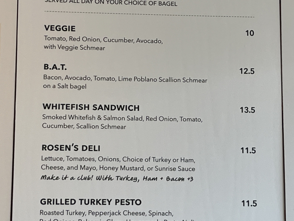 Whitefish Sandwich-Rosen's Bagel Co.-Austin
