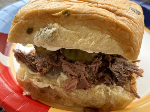 Chopped Brisket Sandwich-Cooper's Old Time Pit Bar-B-Que-Llano