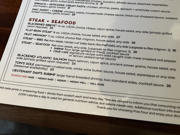 Lieutenant Dan's Shrimp-Five Four Restaurant & Drafthouse- S Austin-Austin