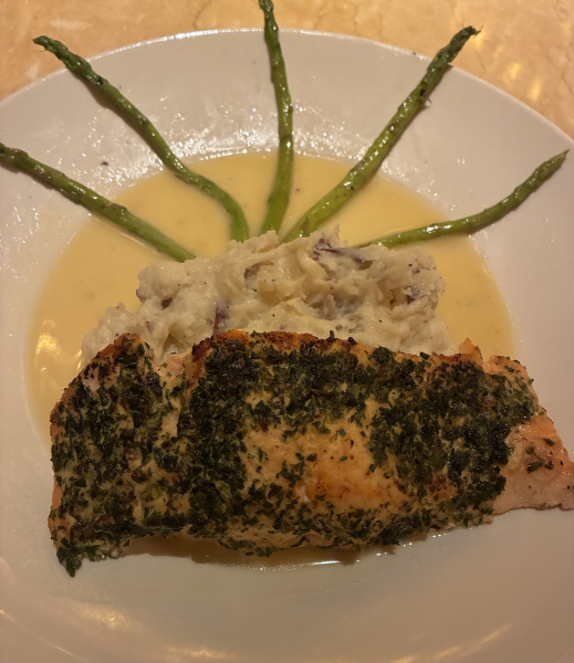 Herb Crusted Filet of Salmon-The Cheesecake Factory-Austin
