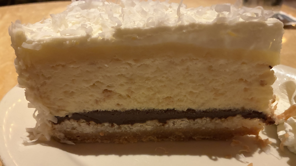 Coconut Cream Pie Cheesecake-The Cheesecake Factory-Austin