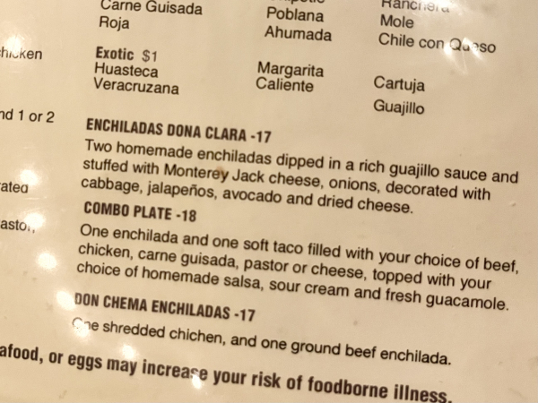Enchiladas Dona Clara-Polvos South-Austin