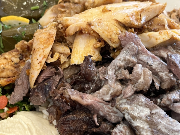 Mixed Shawarma Plate + 2 Sides-Peace Bakery and Deli-Austin