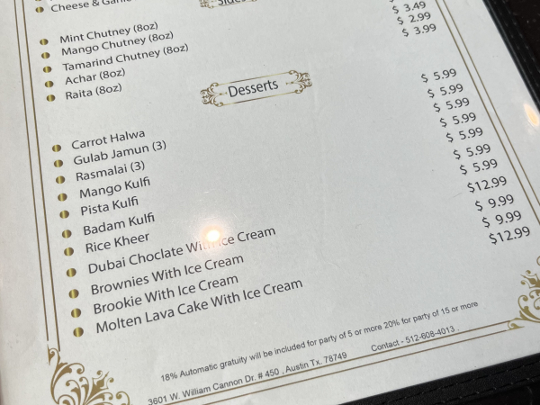 Mango Kulfi-Tandoori Lounge-Austin