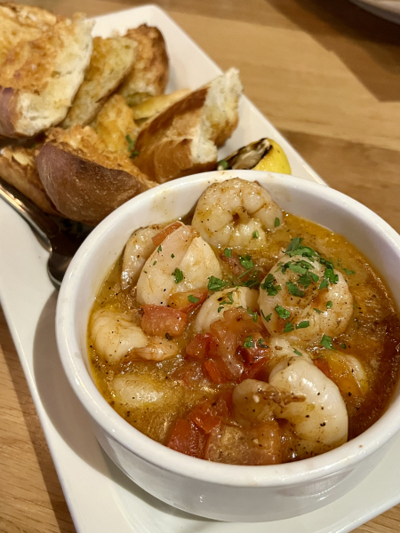 Garlic Shrimp With Parmesan Toast-BJ's Restaurant & Brewhouse-Sunset Valley