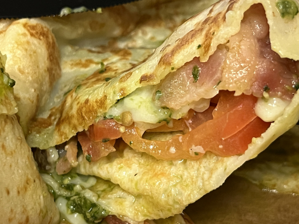 Chicken Basil Pesto Crêpe-Crepe Crazy-Austin