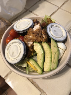 Crispy Chicken Cobb Salad-Hat Creek Burger Company-Austin