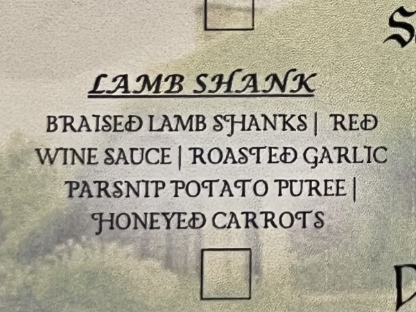 Lamb Shank-Ovenbird | Austin-Austin