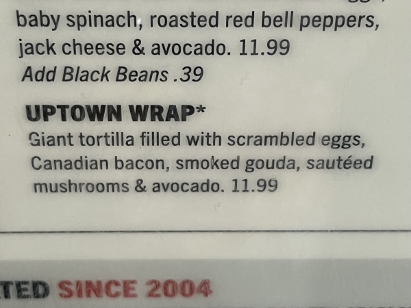 Uptown Wrap-Galaxy Cafe-Austin