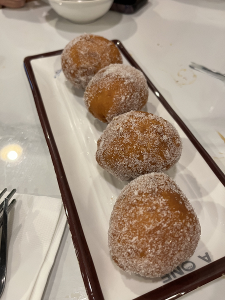 Chocolate Bao (4) 巧克力包（油炸，4个)-A One Dumplings & Noodle Bar-Bee Cave