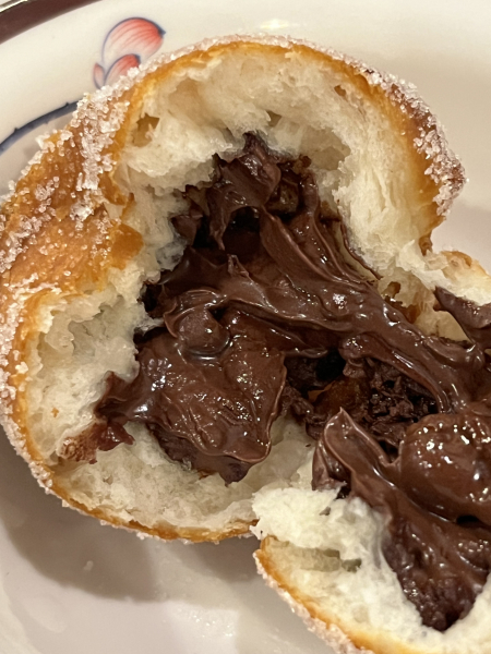 Chocolate Bao (4) 巧克力包（油炸，4个)-A One Dumplings & Noodle Bar-Bee Cave