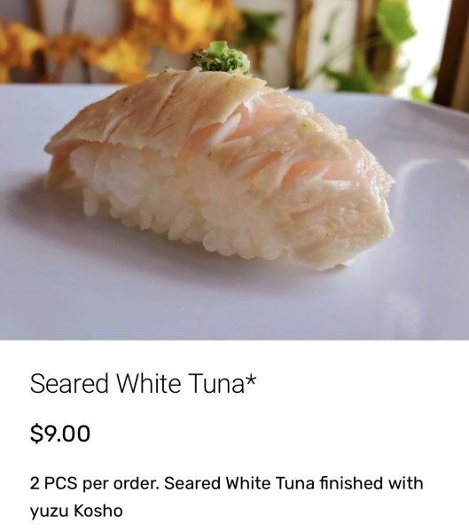 Seared White Tuna-DK Sushi & Seoul Korean Restaurant-Austin