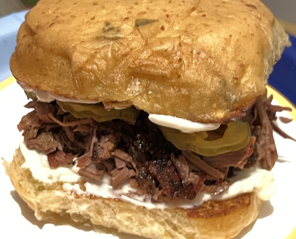 Chopped Brisket Sandwich-Cooper's Old Time Pit Bar-B-Que-Llano