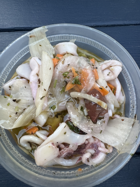 Calamari Salad-Alive & Kicking Lobsters-Cambridge