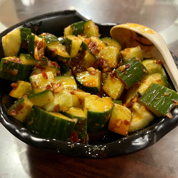 A5. 脆口小黃瓜 Pickled Cucumber with Garlic-Dumpling House-Cambridge